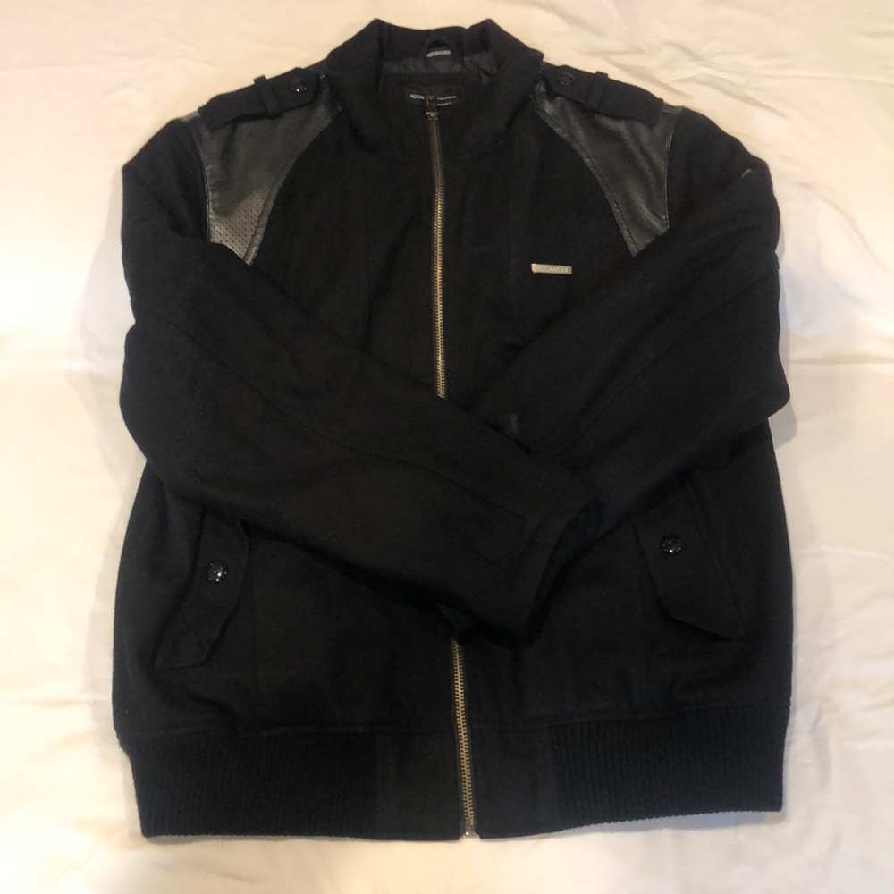 All black men’s jacket